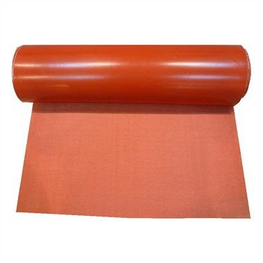 Tissu en fibre de verre enduit de silicone