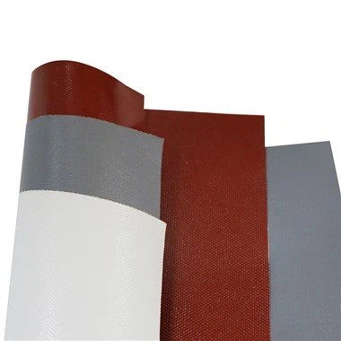 Tissu de fibre de verre enduit de caoutchouc de silicone